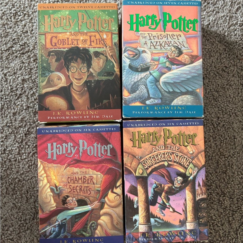Harry Potter Audiobook Cassette Set